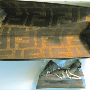 Fendi Triangle Hardshell Eyeglass Case and Cloth